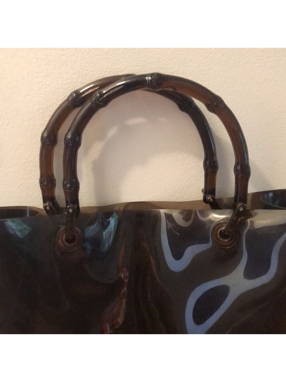 ❤️ Gucci Rare Vintage plastic totes bag - Picture 7 of 17